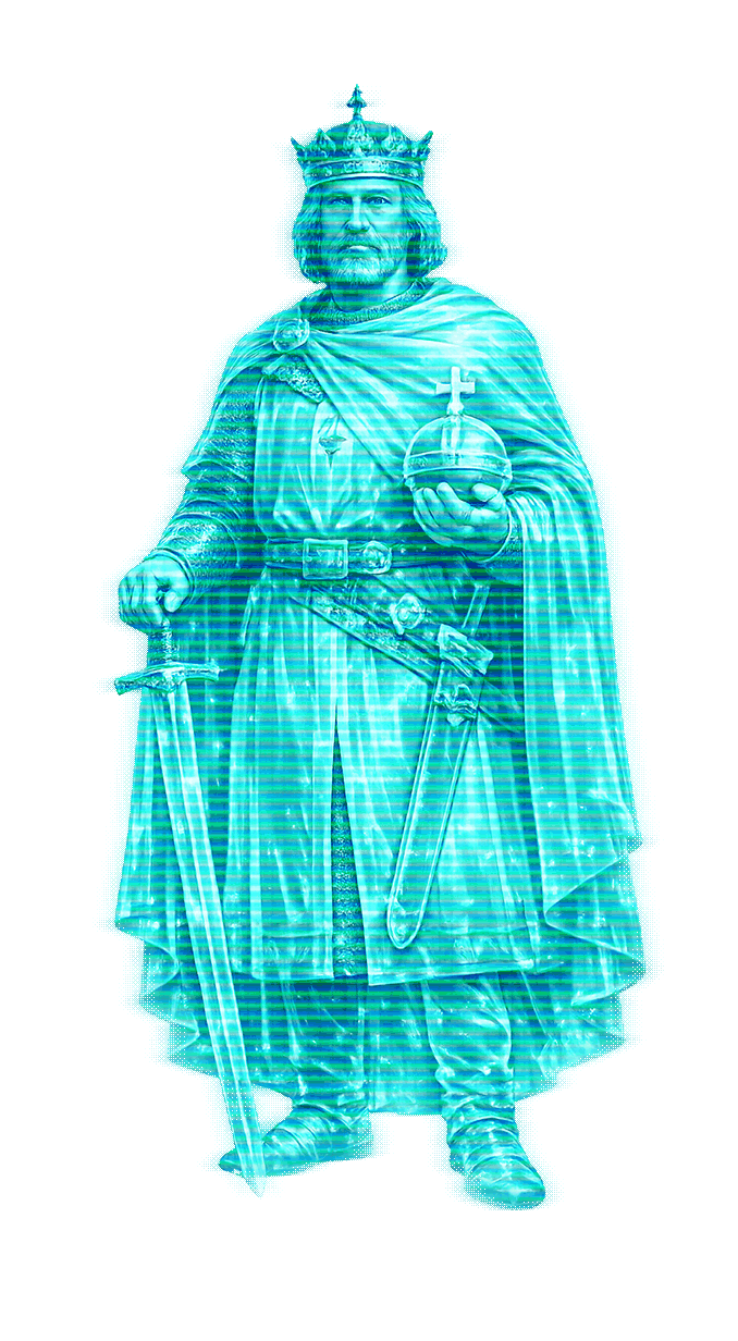 King Karl VII Sverkersson Hologram