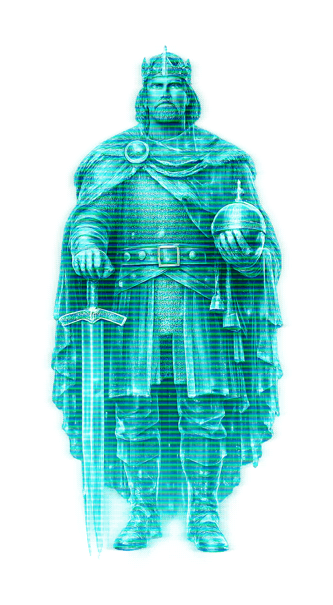 King Olof Skötkonung, King of Sweden Hologram