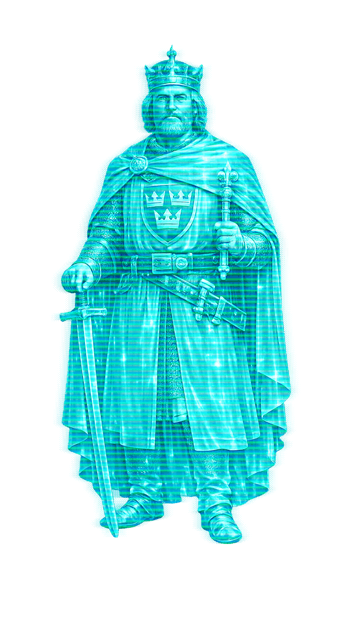 King Sverker II Karlsson Hologram
