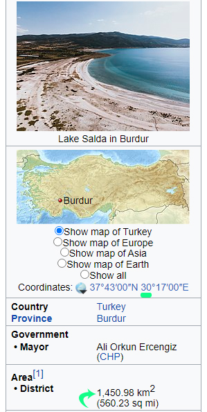 Burdur Turkey