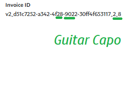 Guitar Capo 28 92 28