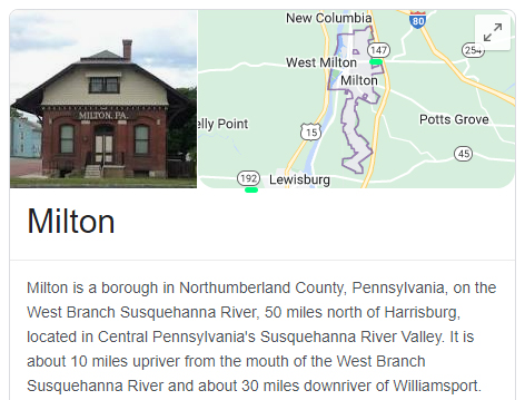 Milton Pennsylvania