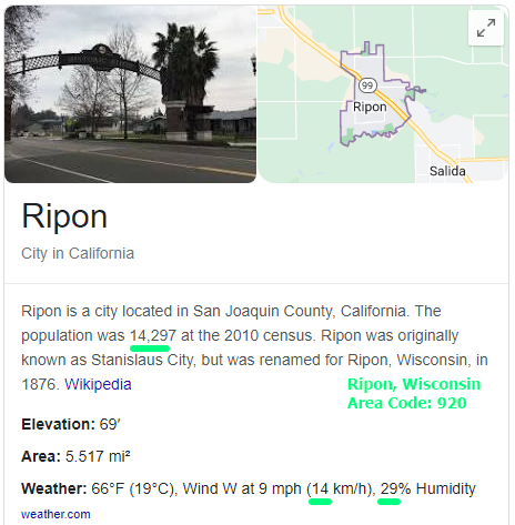 Ripon California