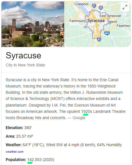 Syracuse New York