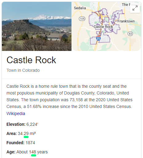 Castle Rock Colorado