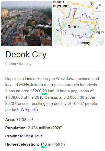 Depok City Indonesia 