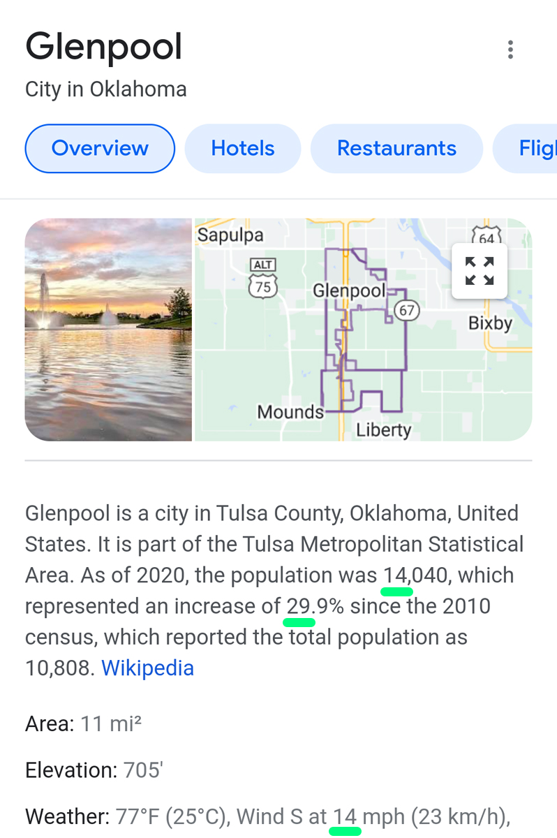 Glenpool Oklahoma