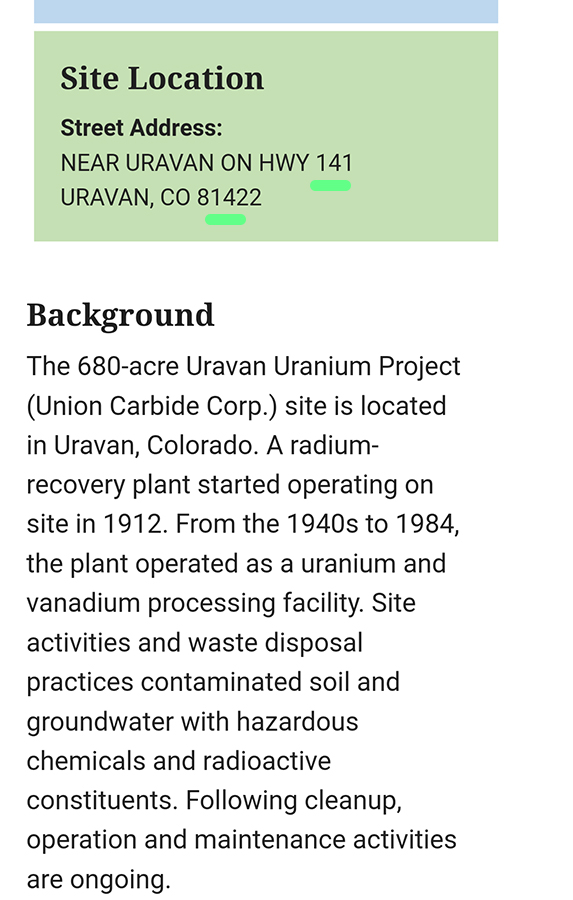 They buried the entire town.